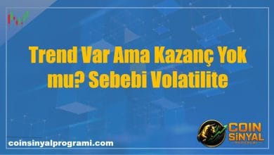 Trend Var Ama Kazanç Yok mu? Sebebi Volatilite
